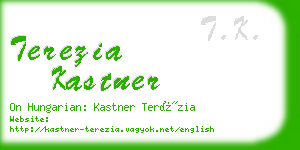 terezia kastner business card